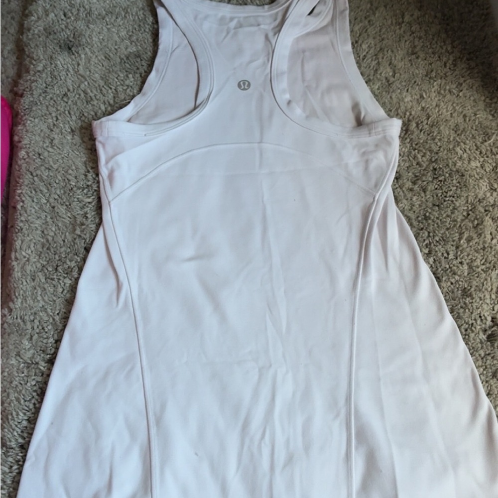Lululemon Athletica White Tank Top - Picture 2 of 6